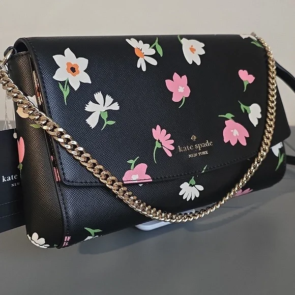 KATE SPADE NEW YORK NWT Floral Waltz Laurel Way Crossbody/Shoulder Bag - Picture 3 of 14